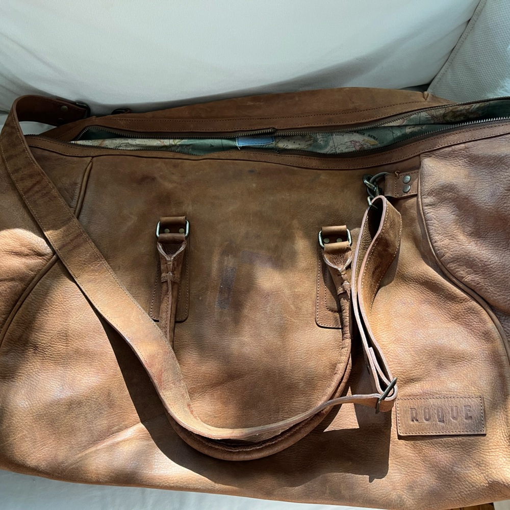 Roque Tan Leather Tote